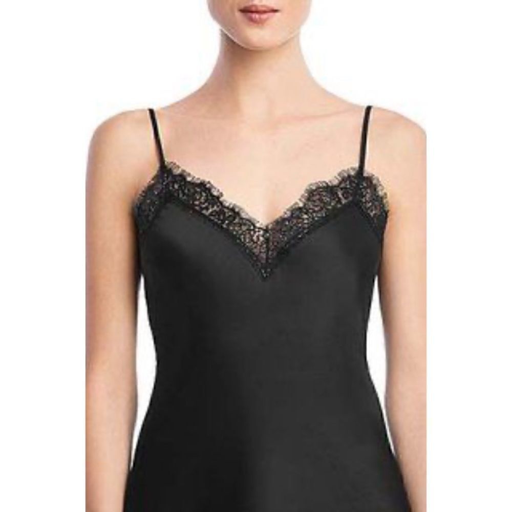 Bailey 44 Black Lace-Trim Chloe Camisole Size L/ NWT Made in USA